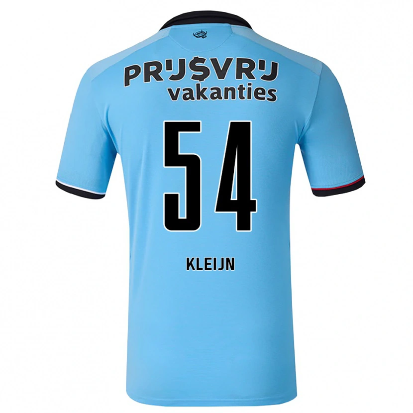 Danxen Kinder Mike Kleijn #54 Tiefhimmelblau Schwarz Rot Auswärtstrikot Trikot 2026/27 T-Shirt Österreich