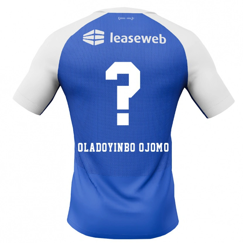Danxen Kinder Jeremiah Oladoyinbo Ojomo #0 Himmelblau Rot Weiß Auswärtstrikot Trikot 2026/27 T-Shirt Österreich
