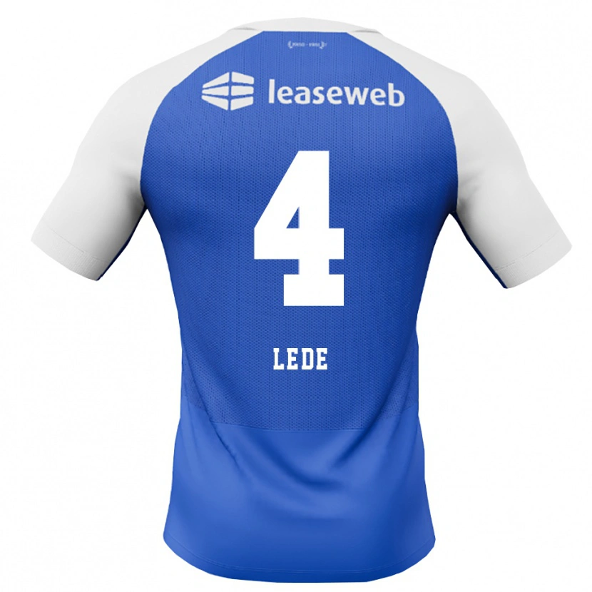 Danxen Kinder Quincy Lede #4 Himmelblau Rot Weiß Auswärtstrikot Trikot 2026/27 T-Shirt Österreich
