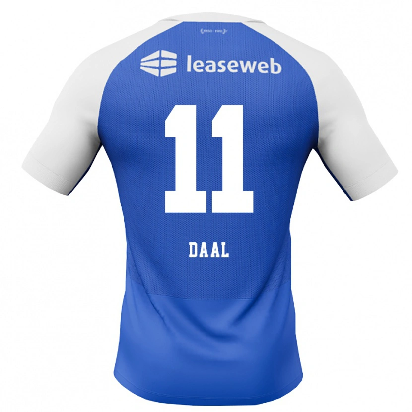Danxen Kinder Ro-Zangelo Daal #11 Himmelblau Rot Weiß Auswärtstrikot Trikot 2026/27 T-Shirt Österreich