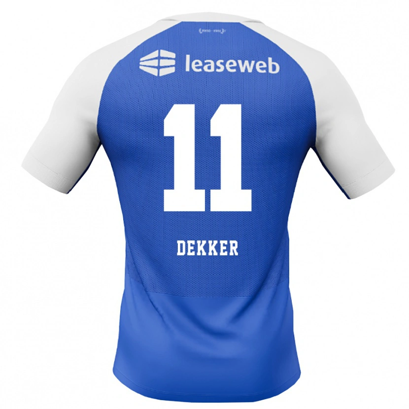 Danxen Kinder Isabella Dekker #11 Himmelblau Rot Weiß Auswärtstrikot Trikot 2026/27 T-Shirt Österreich