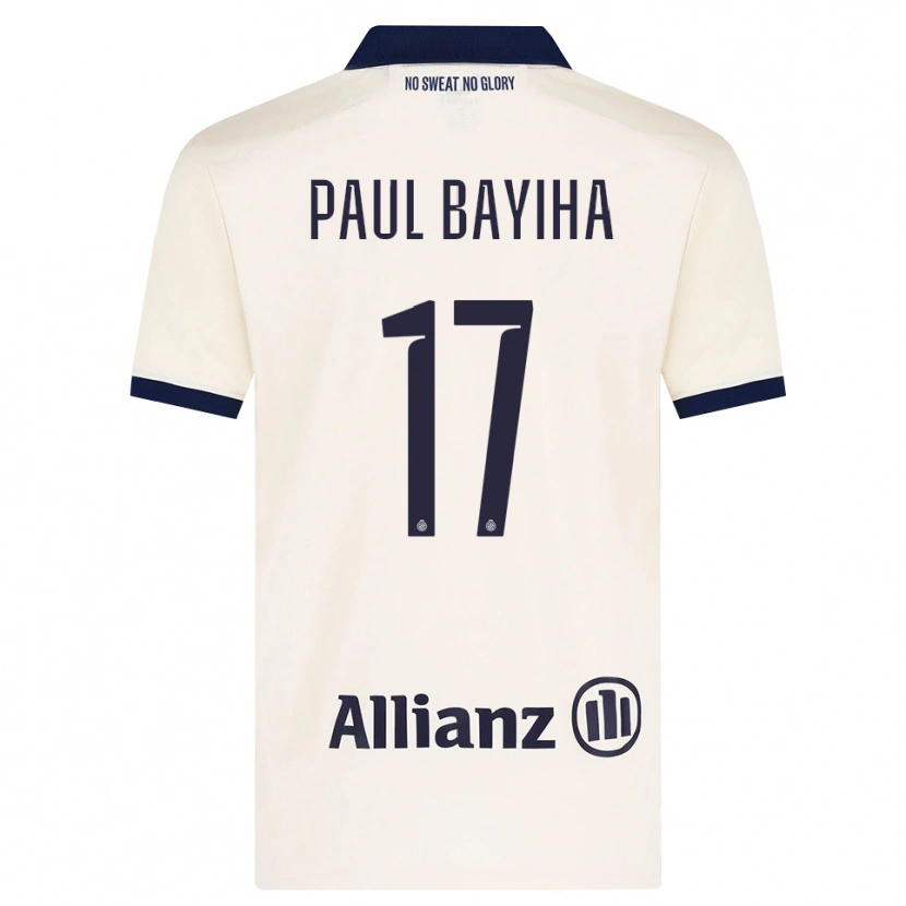 Danxen Kinder Jean-Paul Bayiha #17 Beige Schwarz Auswärtstrikot Trikot 2026/27 T-Shirt Österreich