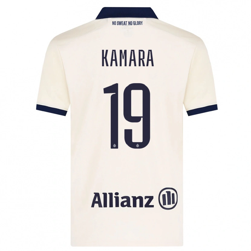 Danxen Kinder Al-Hassan Kamara #19 Beige Schwarz Auswärtstrikot Trikot 2026/27 T-Shirt Österreich