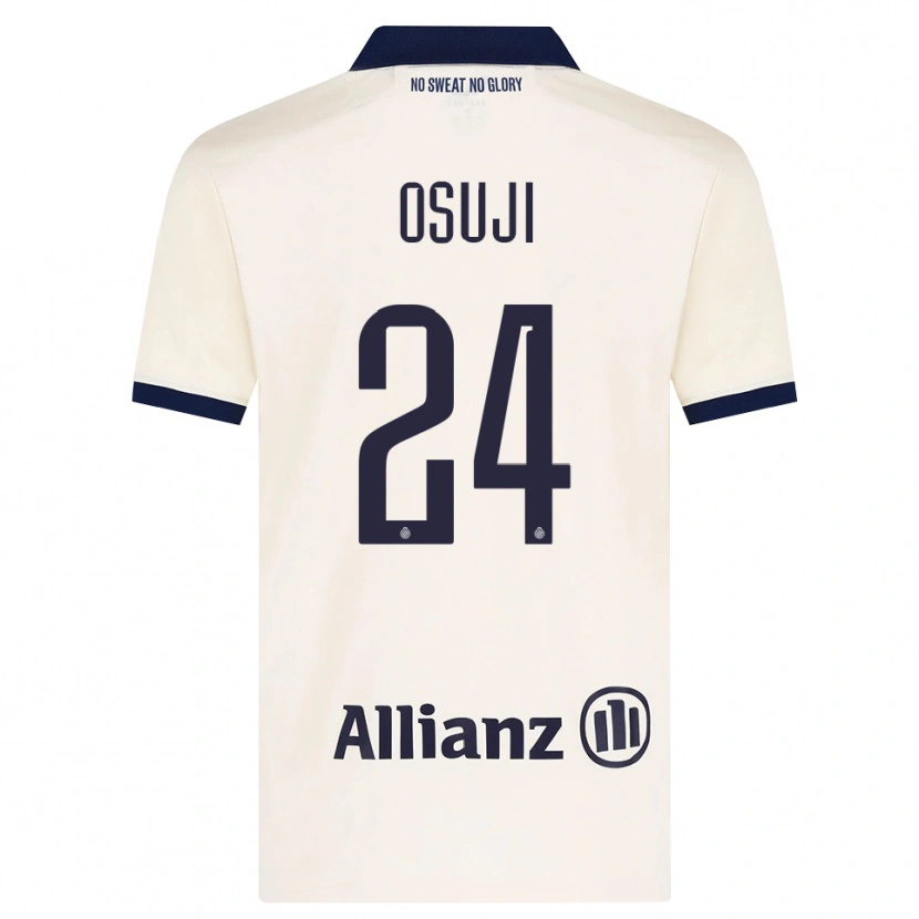 Danxen Kinder Vince Osuji #24 Beige Schwarz Auswärtstrikot Trikot 2026/27 T-Shirt Österreich