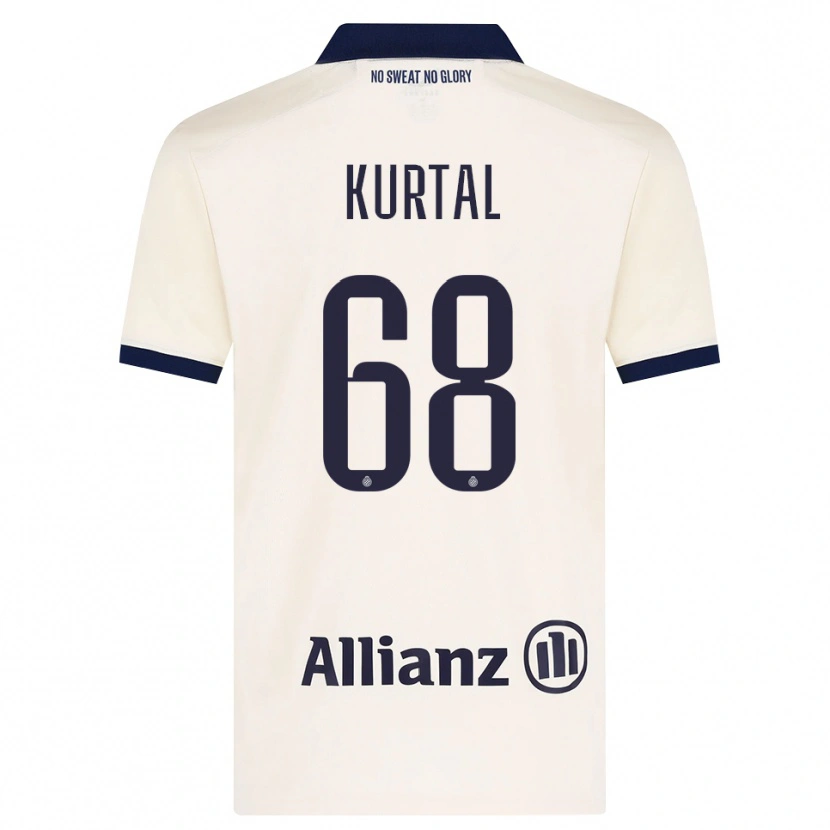 Danxen Kinder Utku Kurtal #68 Beige Schwarz Auswärtstrikot Trikot 2026/27 T-Shirt Österreich