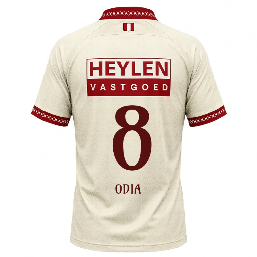 Danxen Kinder Dre Odia #8 Beige Rot Auswärtstrikot Trikot 2026/27 T-Shirt Österreich