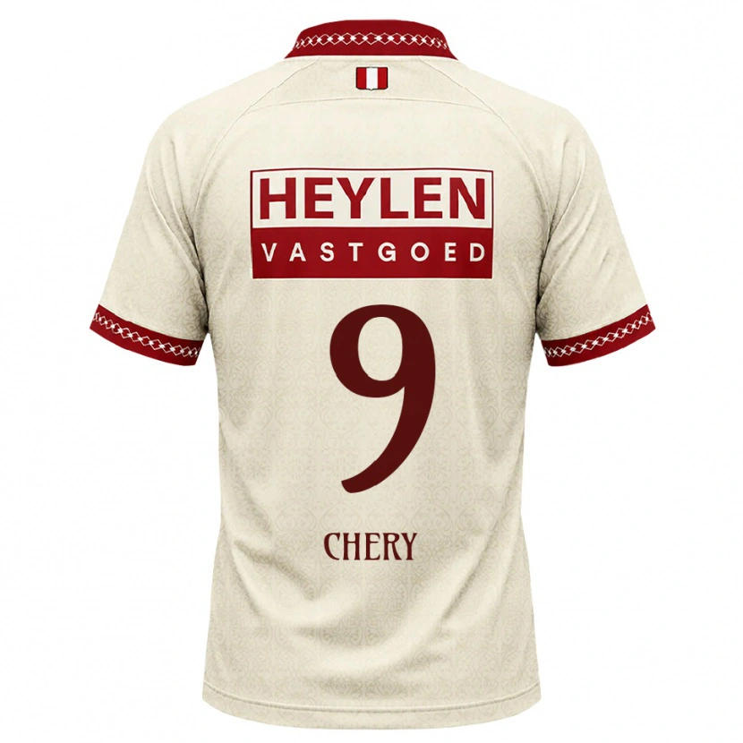 Danxen Kinder Tjaronn Chery #9 Beige Rot Auswärtstrikot Trikot 2026/27 T-Shirt Österreich