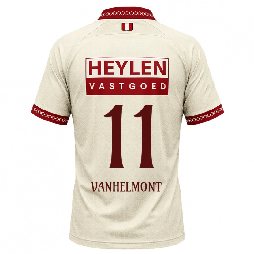 Danxen Kinder Lennox Vanhelmont #11 Beige Rot Auswärtstrikot Trikot 2026/27 T-Shirt Österreich