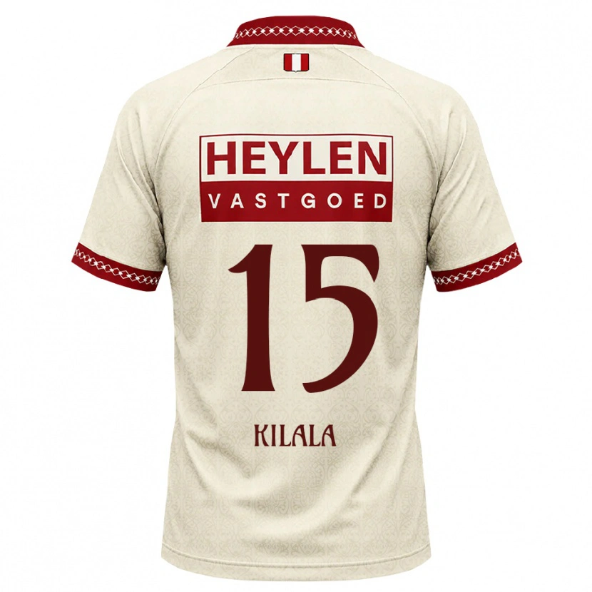Danxen Kinder Baptiste Kilala #15 Beige Rot Auswärtstrikot Trikot 2026/27 T-Shirt Österreich