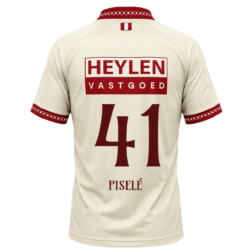 Danxen Kinder Lowie Piselé #41 Beige Rot Auswärtstrikot Trikot 2026/27 T-Shirt Österreich