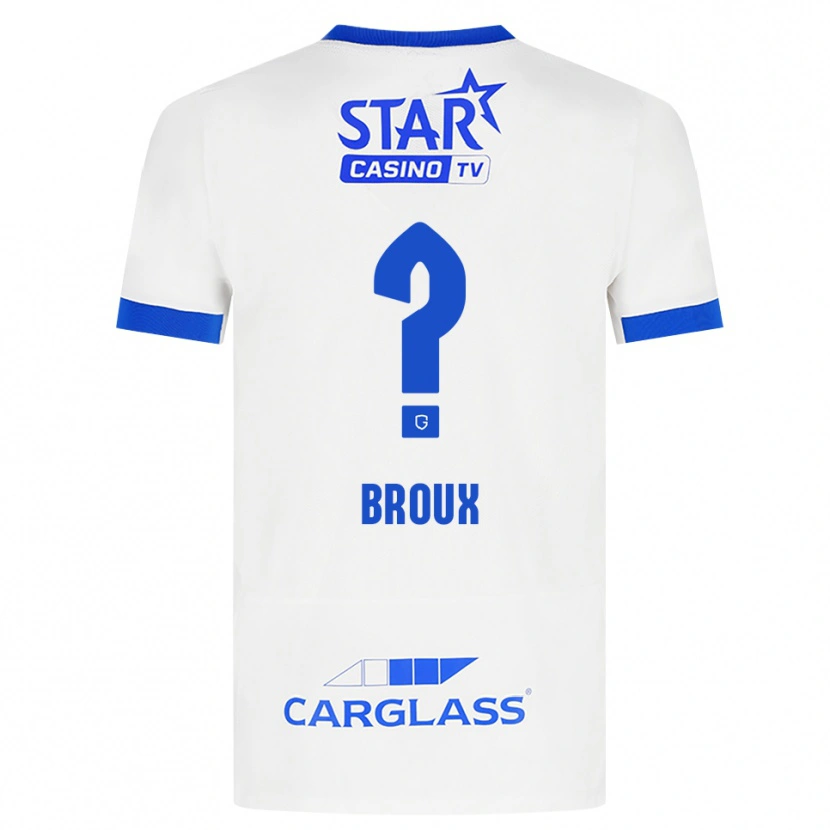 Danxen Kinder Maxim Broux #0 Weiß Blau Auswärtstrikot Trikot 2026/27 T-Shirt Österreich