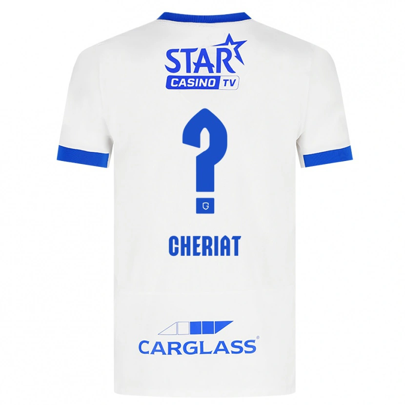 Danxen Kinder Rayan Cheriat #0 Weiß Blau Auswärtstrikot Trikot 2026/27 T-Shirt Österreich