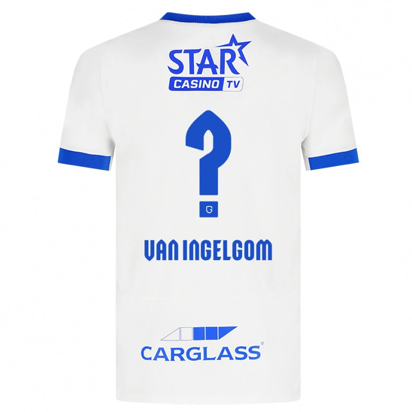 Danxen Kinder Tijn Van Ingelgom #0 Weiß Blau Auswärtstrikot Trikot 2026/27 T-Shirt Österreich
