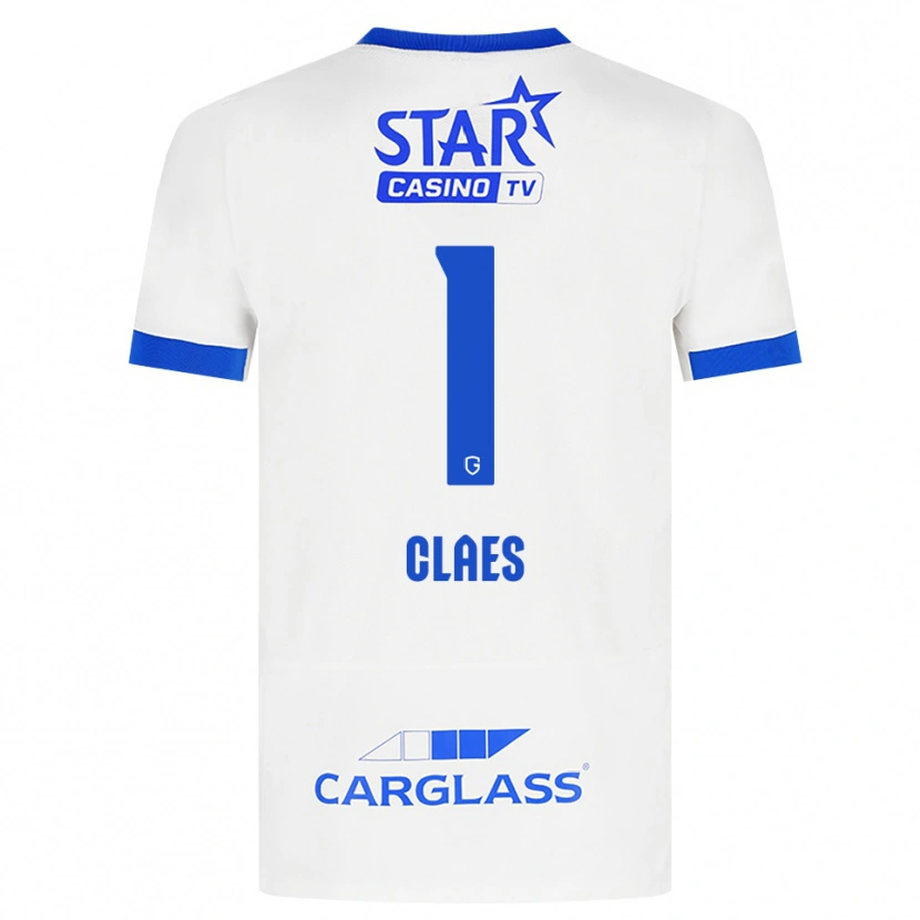 Danxen Kinder Mirthe Claes #1 Weiß Blau Auswärtstrikot Trikot 2026/27 T-Shirt Österreich