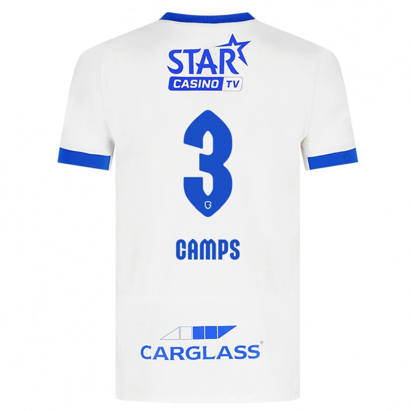 Danxen Kinder Romy Camps #3 Weiß Blau Auswärtstrikot Trikot 2026/27 T-Shirt Österreich