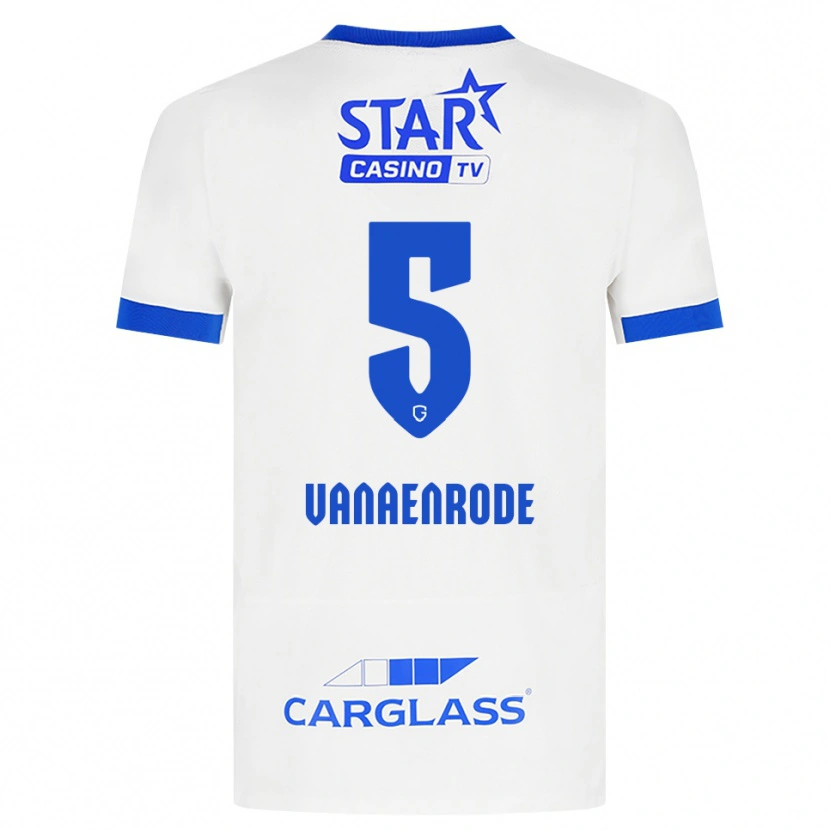 Danxen Kinder Gwyneth Vanaenrode #5 Weiß Blau Auswärtstrikot Trikot 2026/27 T-Shirt Österreich