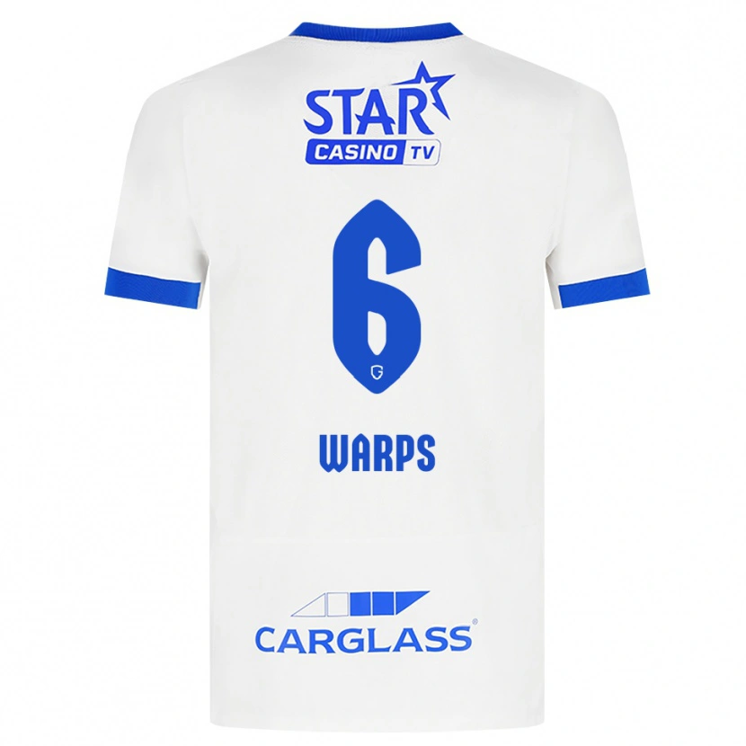 Danxen Kinder Isa Warps #6 Weiß Blau Auswärtstrikot Trikot 2026/27 T-Shirt Österreich