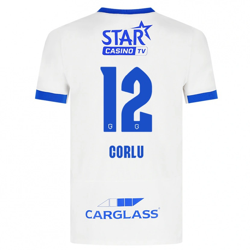 Danxen Kinder Ronas Corlu #12 Weiß Blau Auswärtstrikot Trikot 2026/27 T-Shirt Österreich
