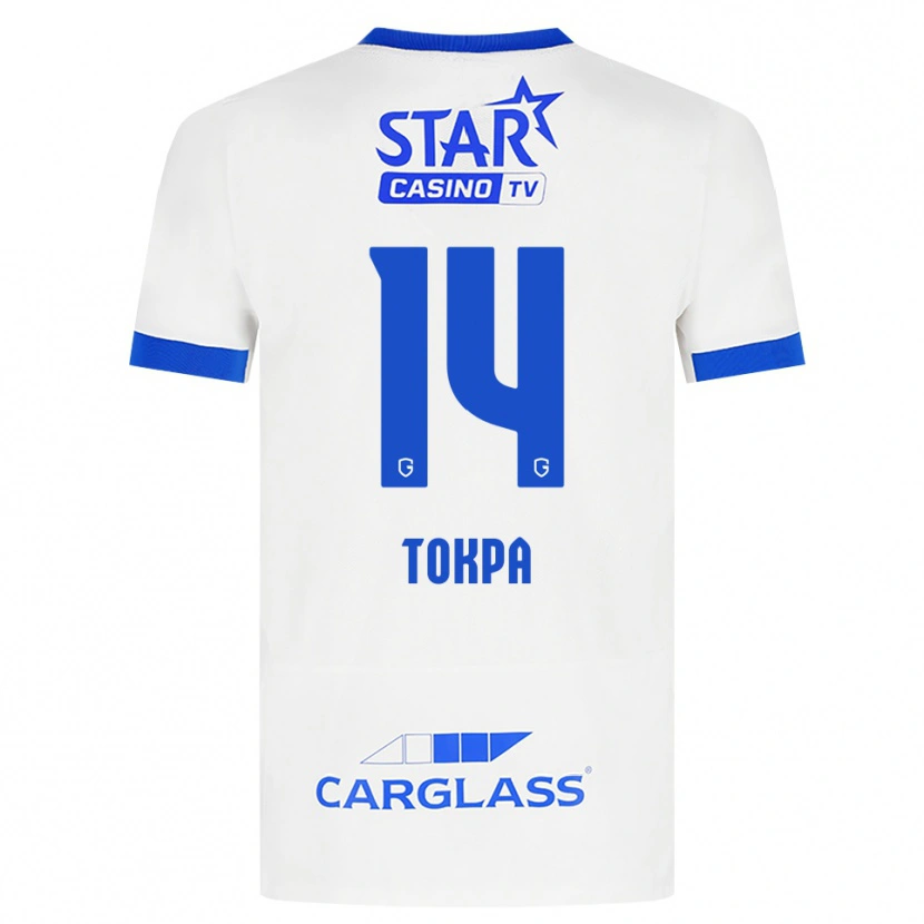 Danxen Kinder Winner Tokpa #14 Weiß Blau Auswärtstrikot Trikot 2026/27 T-Shirt Österreich