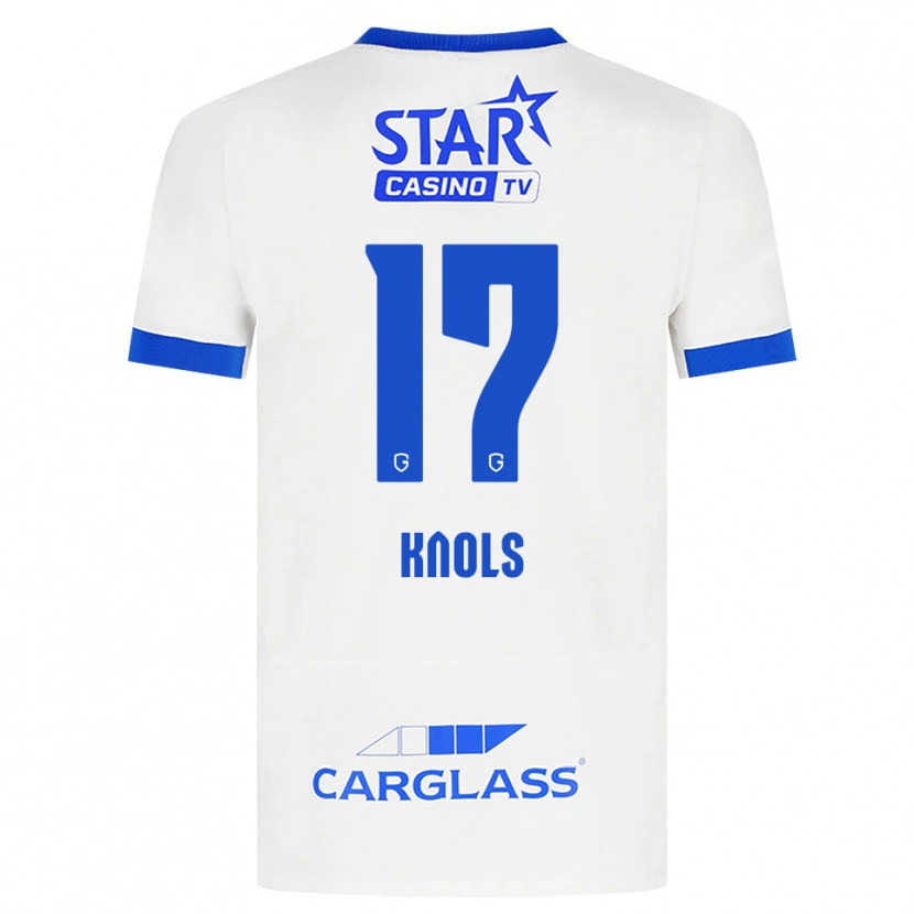 Danxen Kinder Myrthe Knols #17 Weiß Blau Auswärtstrikot Trikot 2026/27 T-Shirt Österreich