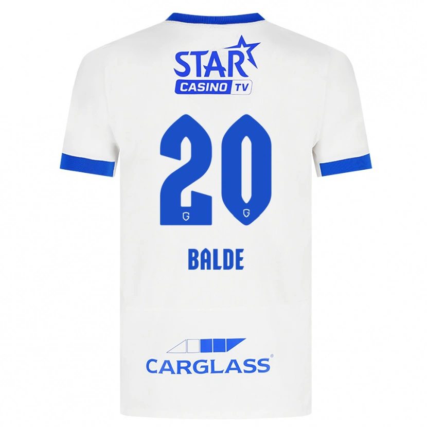 Danxen Kinder Thierno Balde #20 Weiß Blau Auswärtstrikot Trikot 2026/27 T-Shirt Österreich