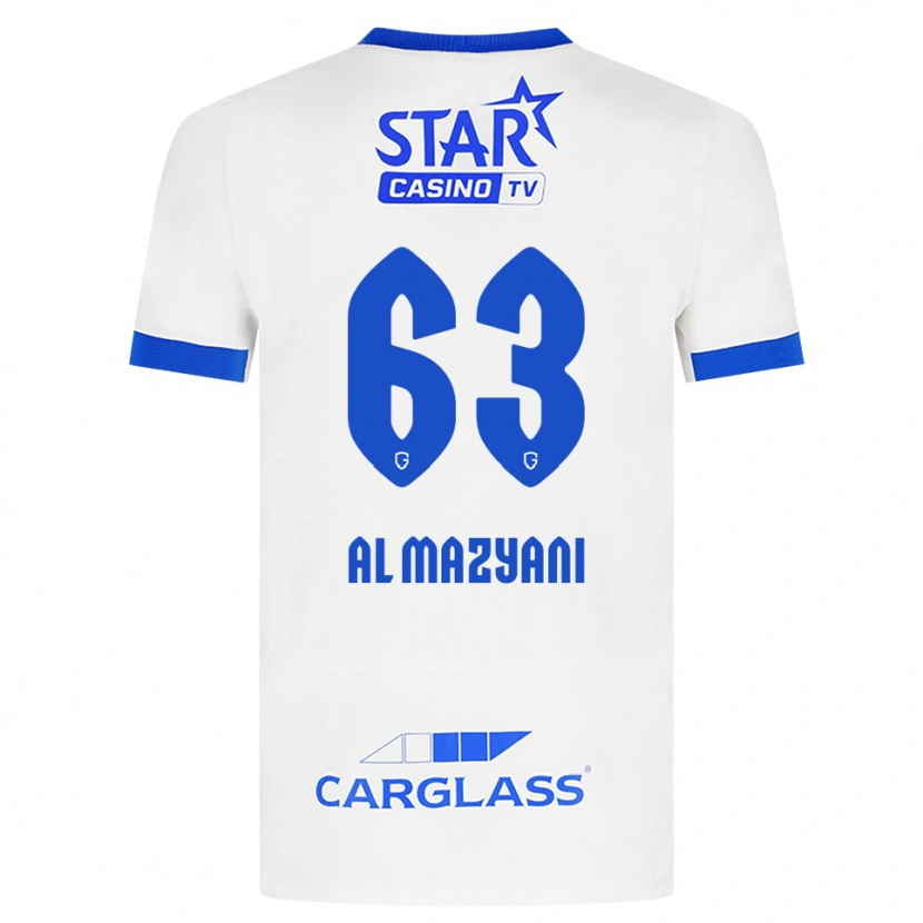 Danxen Kinder Faissal Al Mazyani #63 Weiß Blau Auswärtstrikot Trikot 2026/27 T-Shirt Österreich