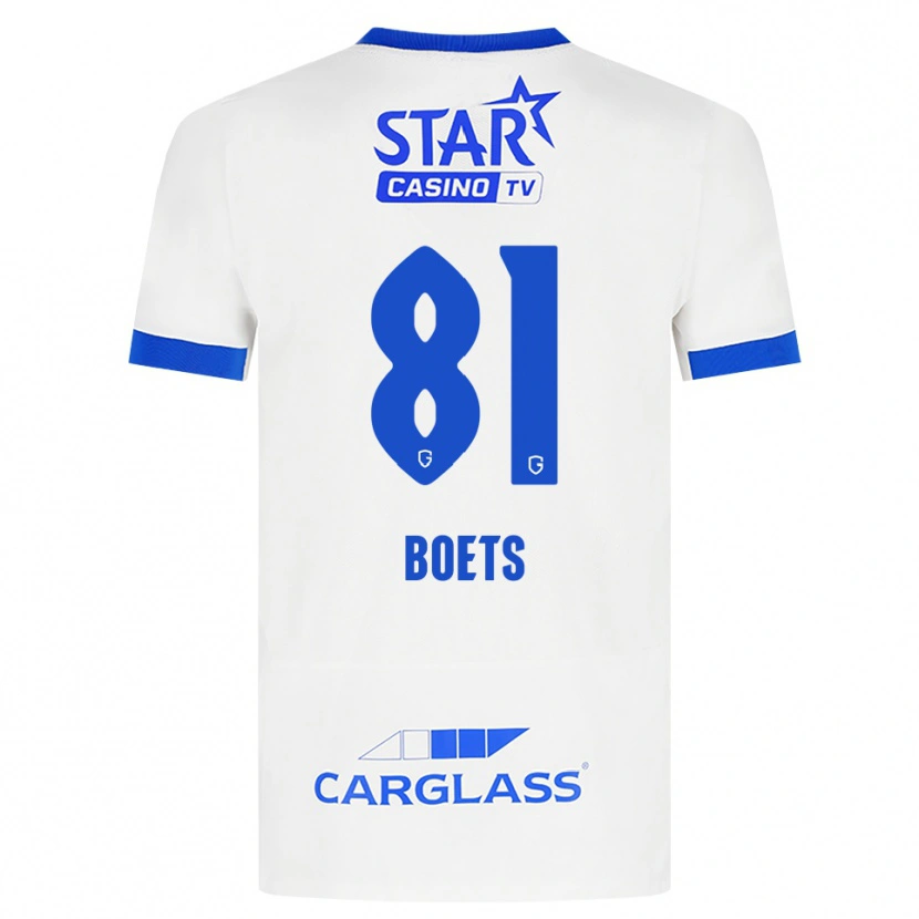 Danxen Kinder Keo Boets #81 Weiß Blau Auswärtstrikot Trikot 2026/27 T-Shirt Österreich