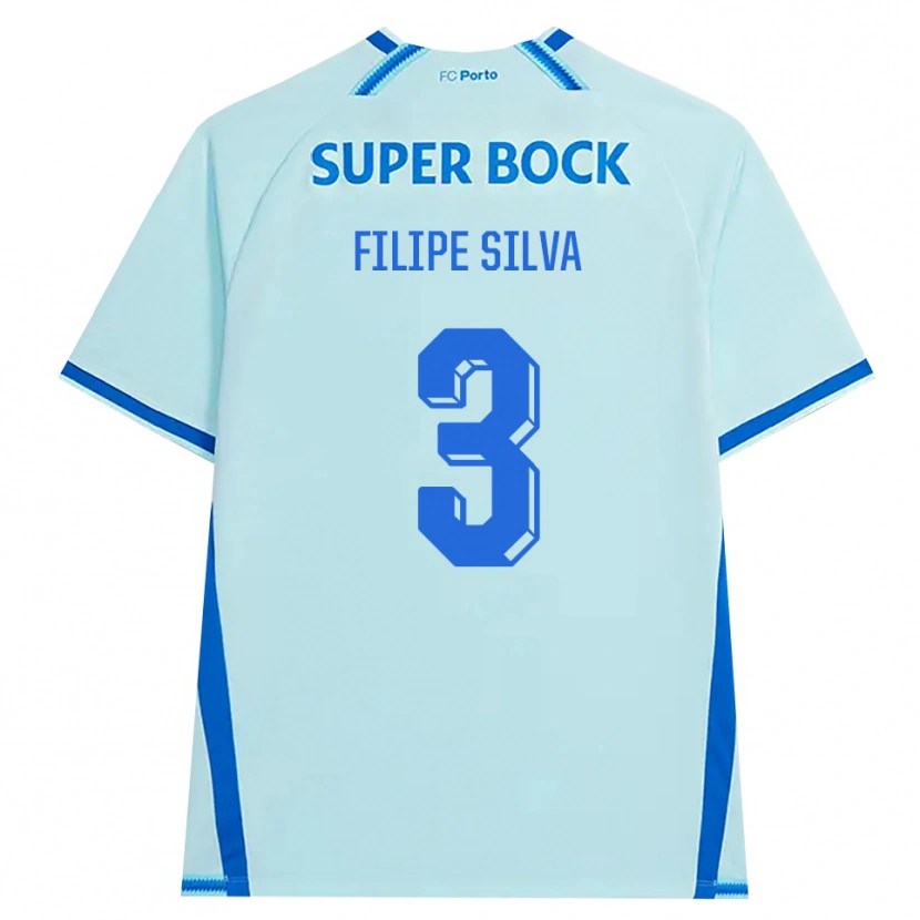 Danxen Kinder Filipe Silva #3 Hellcyan Blau Ausweichtrikot Trikot 2026/27 T-Shirt Österreich
