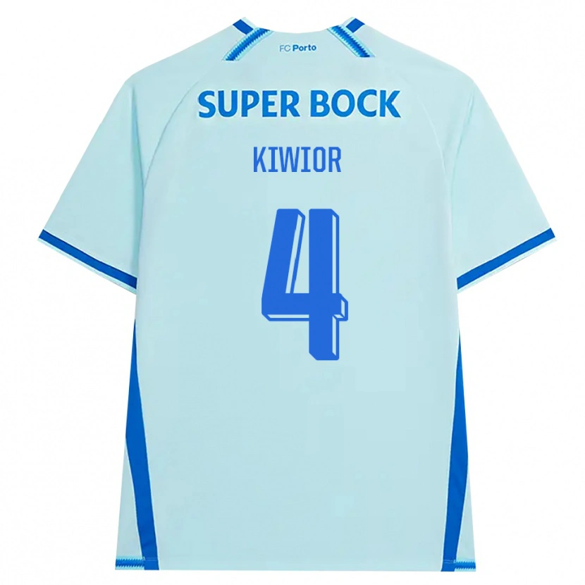 Danxen Kinder Jakub Kiwior #4 Hellcyan Blau Ausweichtrikot Trikot 2026/27 T-Shirt Österreich