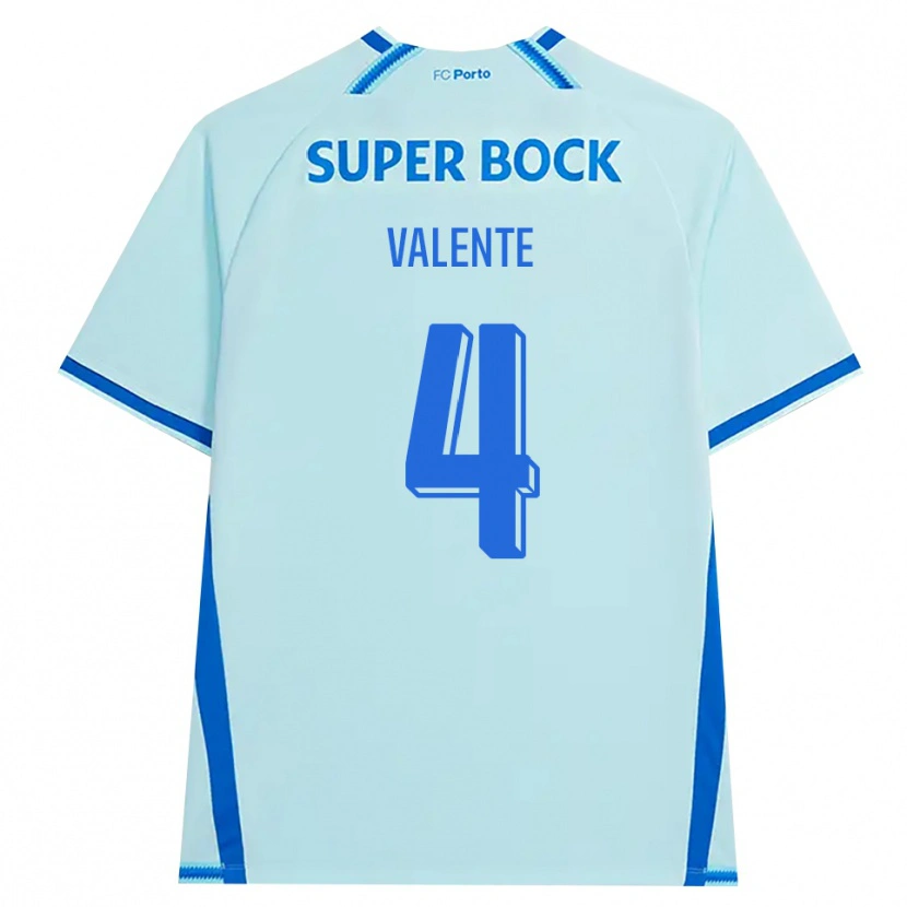 Danxen Kinder Salvador Valente #4 Hellcyan Blau Ausweichtrikot Trikot 2026/27 T-Shirt Österreich