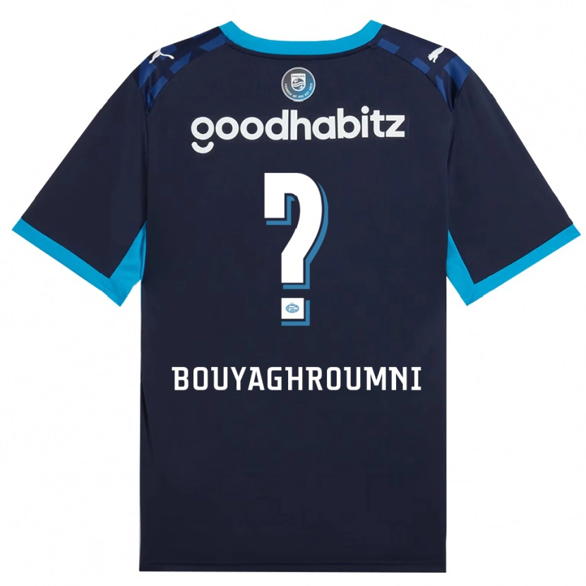 Danxen Kinder Jaafar Bouyaghroumni #0 Himmelblau Königlichblau Ausweichtrikot Trikot 2026/27 T-Shirt Österreich