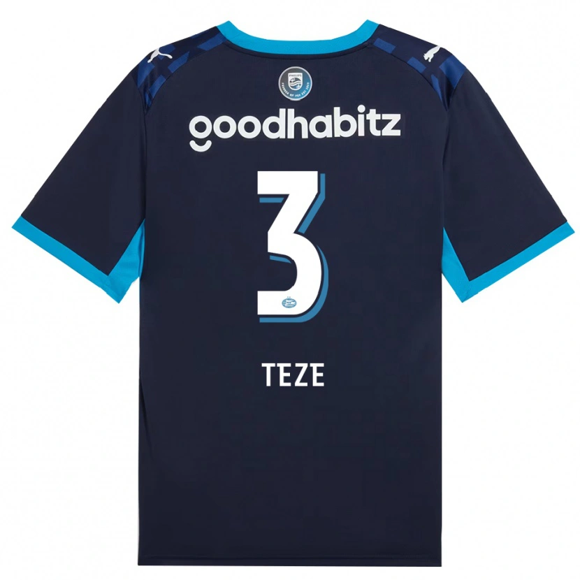 Danxen Kinder Jordan Teze #3 Himmelblau Königlichblau Ausweichtrikot Trikot 2026/27 T-Shirt Österreich