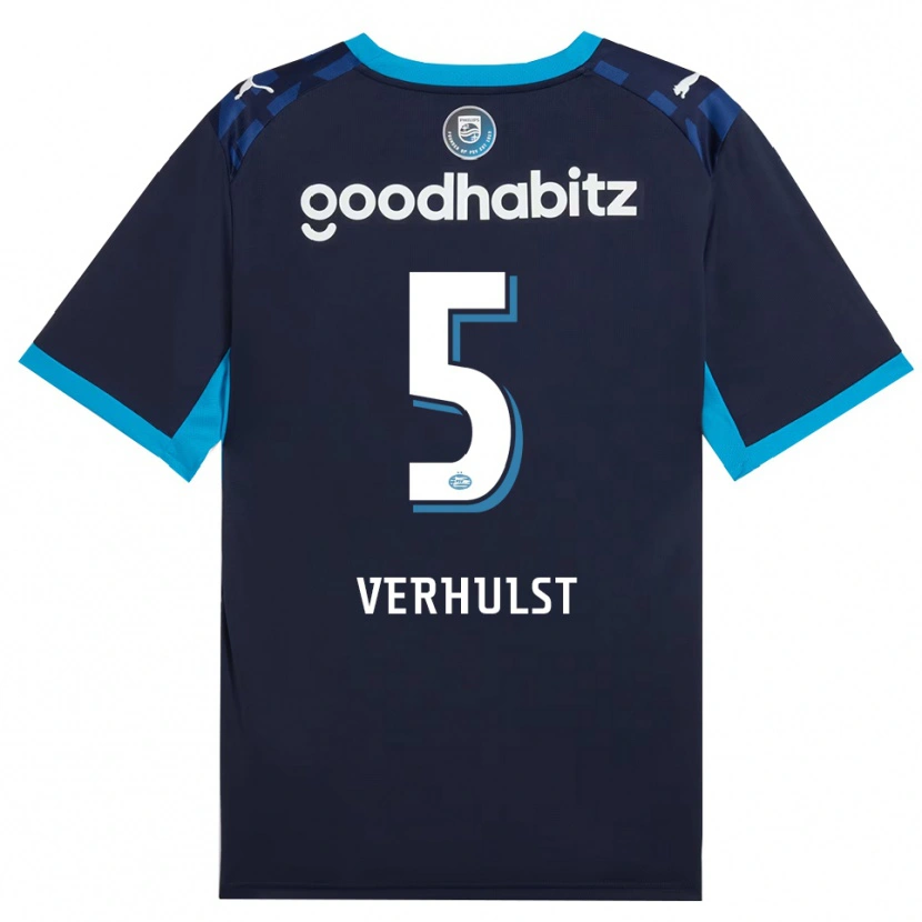 Danxen Kinder Gino Verhulst #5 Himmelblau Königlichblau Ausweichtrikot Trikot 2026/27 T-Shirt Österreich