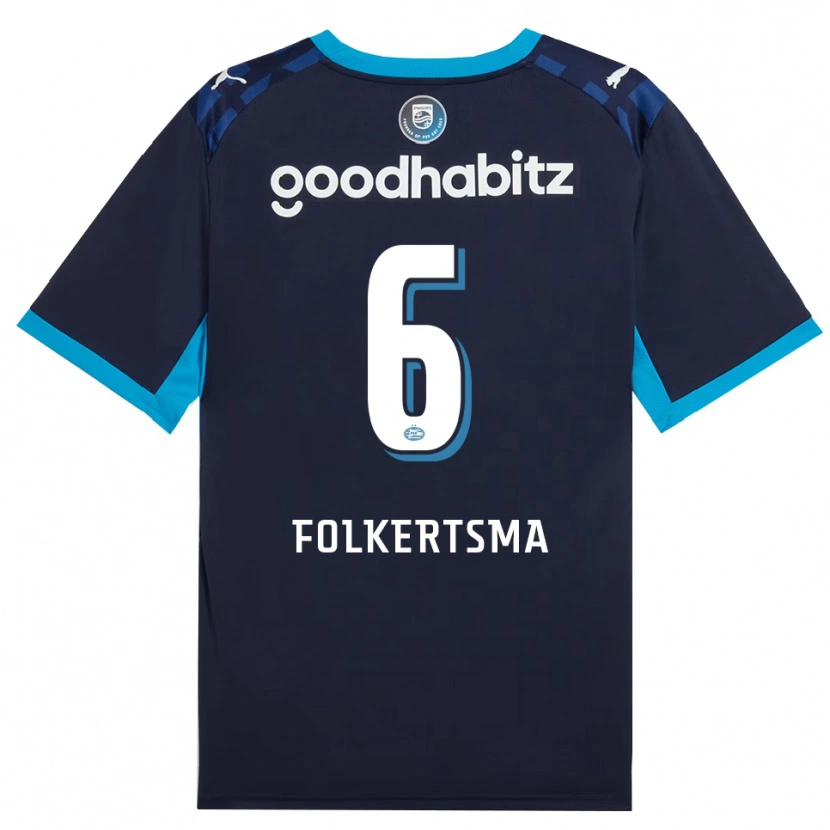 Danxen Kinder Sisca Folkertsma #6 Himmelblau Königlichblau Ausweichtrikot Trikot 2026/27 T-Shirt Österreich