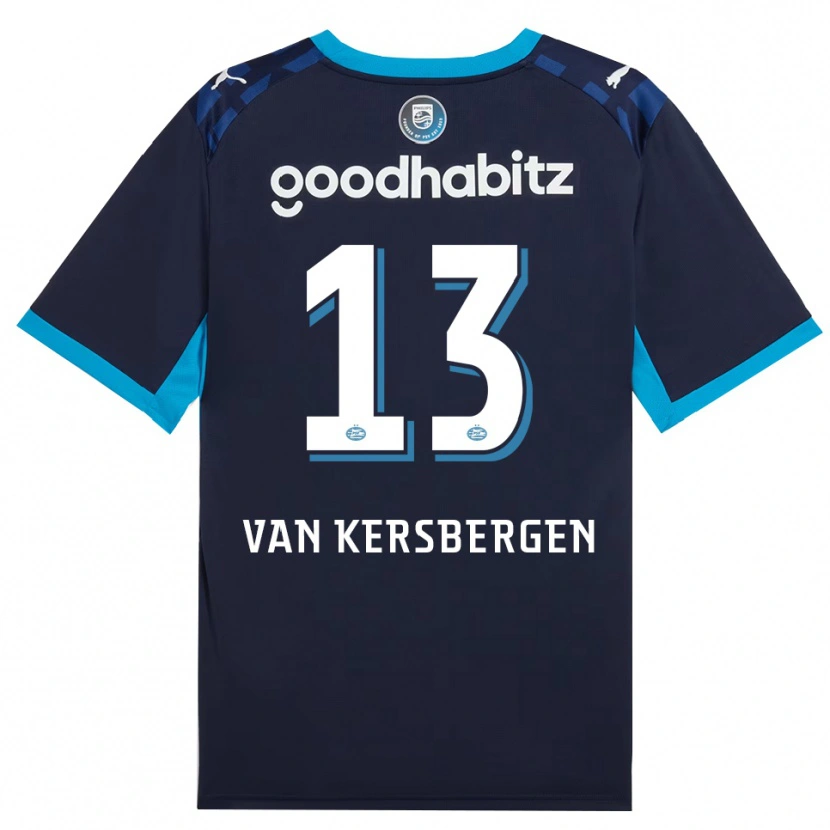 Danxen Kinder Sander Van Kersbergen #13 Himmelblau Königlichblau Ausweichtrikot Trikot 2026/27 T-Shirt Österreich