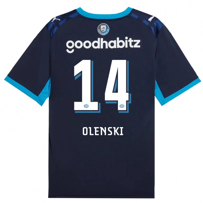 Danxen Kinder Rayjen Olenski #14 Himmelblau Königlichblau Ausweichtrikot Trikot 2026/27 T-Shirt Österreich