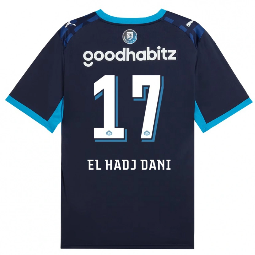 Danxen Kinder Soudais El Hadj Dani #17 Himmelblau Königlichblau Ausweichtrikot Trikot 2026/27 T-Shirt Österreich