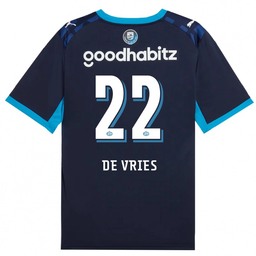 Danxen Kinder Lyam De Vries #22 Himmelblau Königlichblau Ausweichtrikot Trikot 2026/27 T-Shirt Österreich