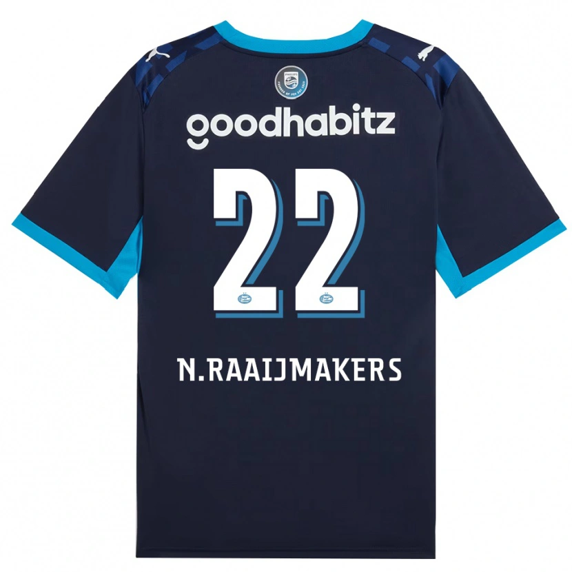 Danxen Kinder Niels Raaijmakers #22 Himmelblau Königlichblau Ausweichtrikot Trikot 2026/27 T-Shirt Österreich