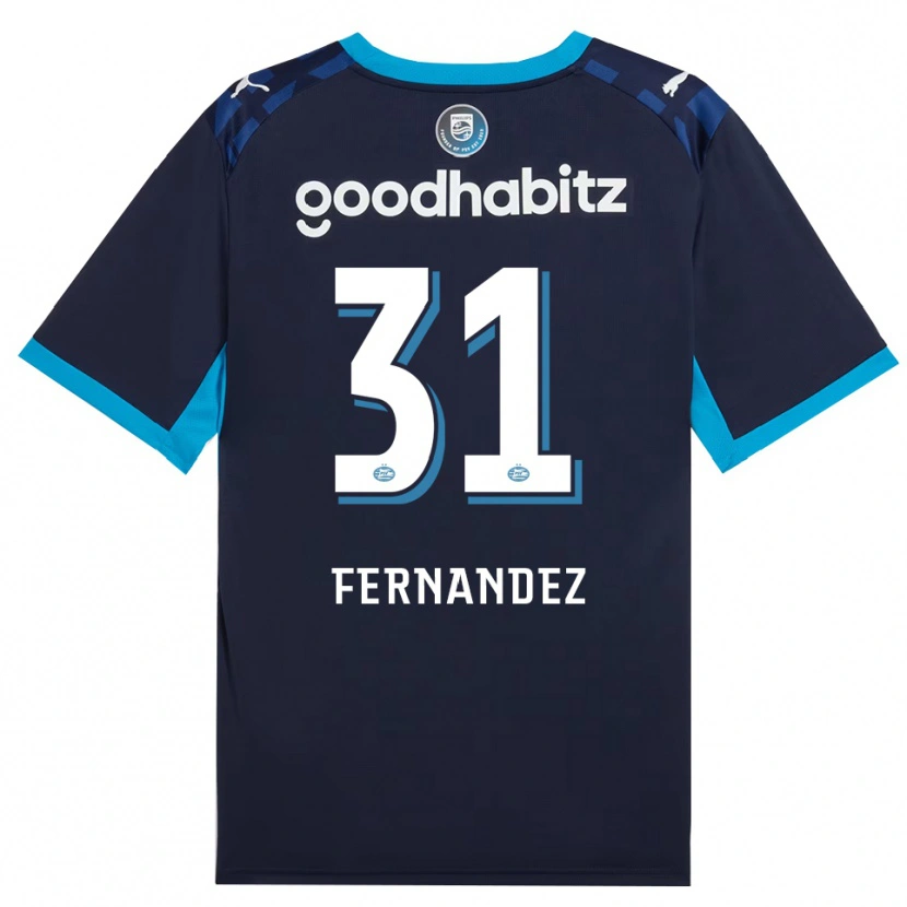 Danxen Kinder Noah Fernandez #31 Himmelblau Königlichblau Ausweichtrikot Trikot 2026/27 T-Shirt Österreich