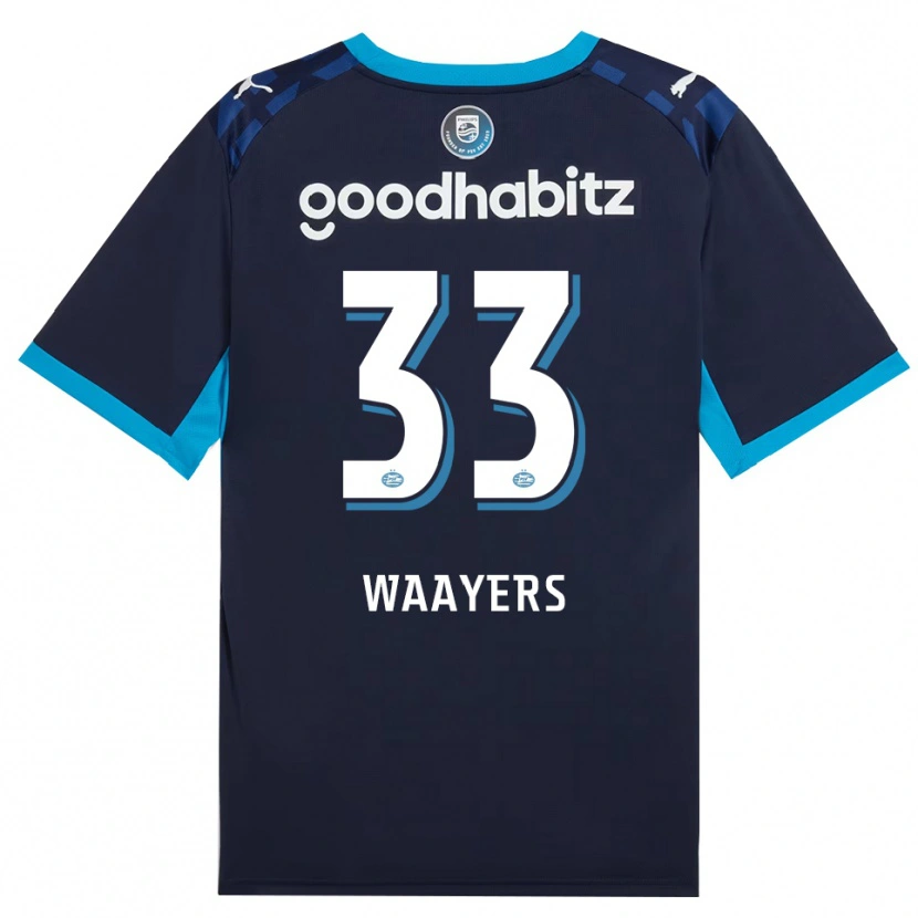 Danxen Kinder Eus Waayers #33 Himmelblau Königlichblau Ausweichtrikot Trikot 2026/27 T-Shirt Österreich