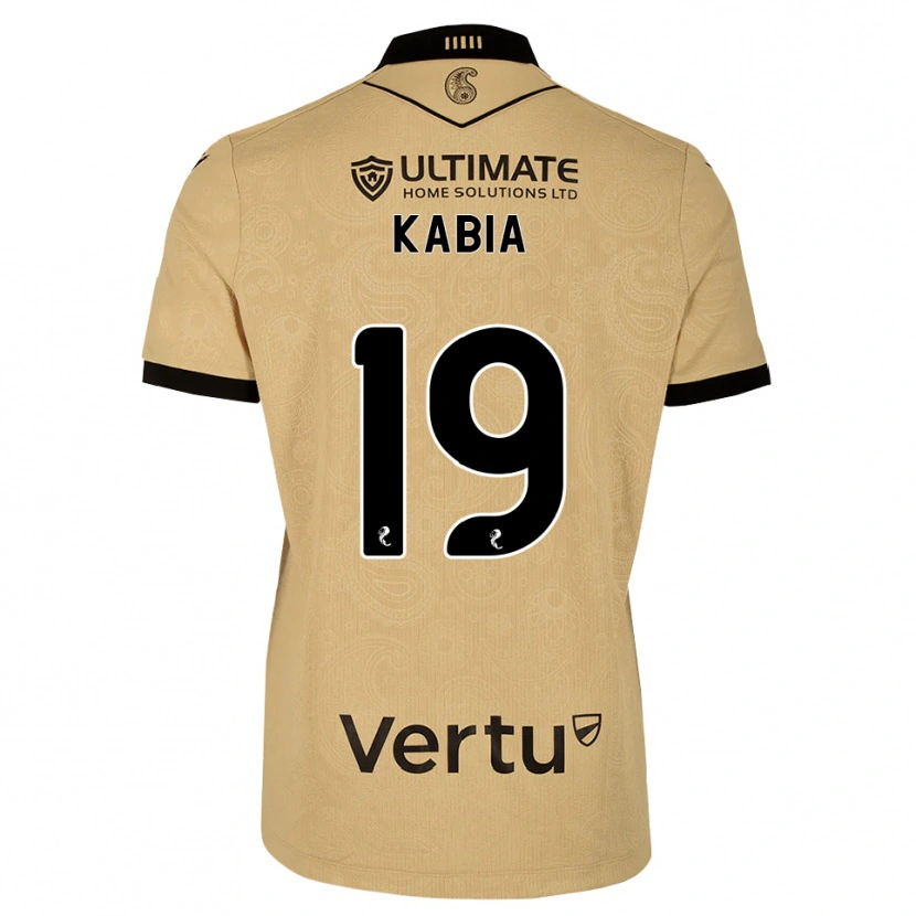 Danxen Kinder Ismeal Kabia #19 Burlywood Schwarz Auswärtstrikot Trikot 2026/27 T-Shirt Österreich