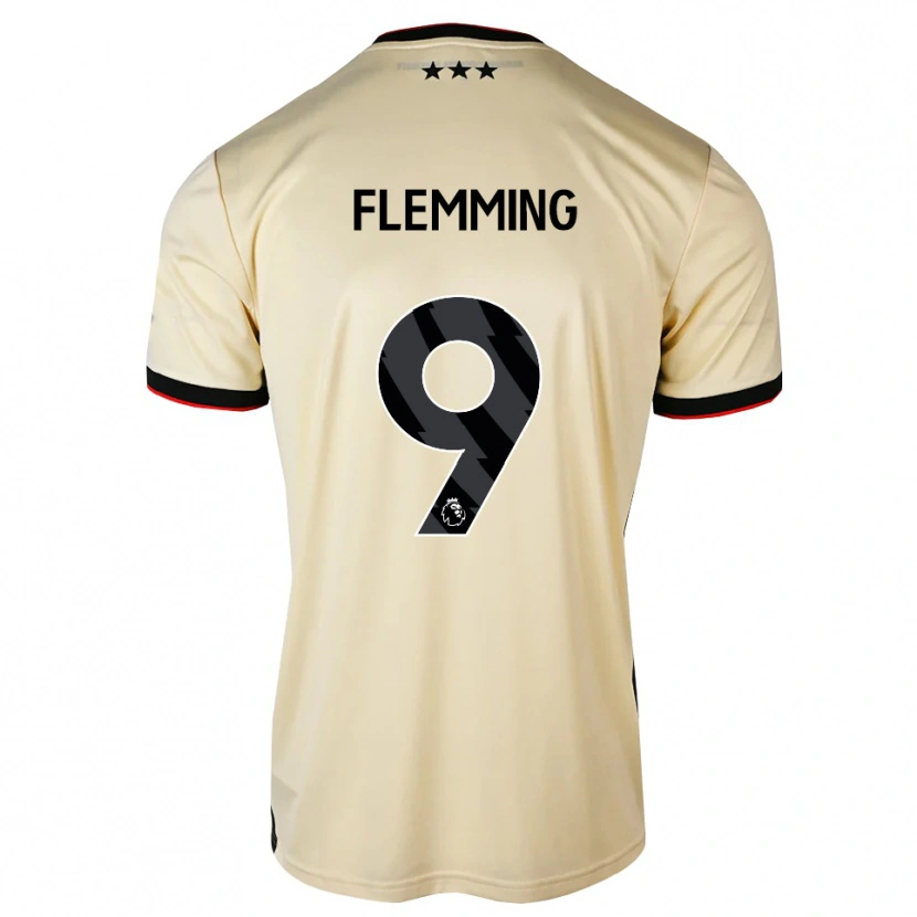 Danxen Kinder Zian Flemming #9 Zitronen-Chiffon Schwarz Rot Auswärtstrikot Trikot 2026/27 T-Shirt Österreich