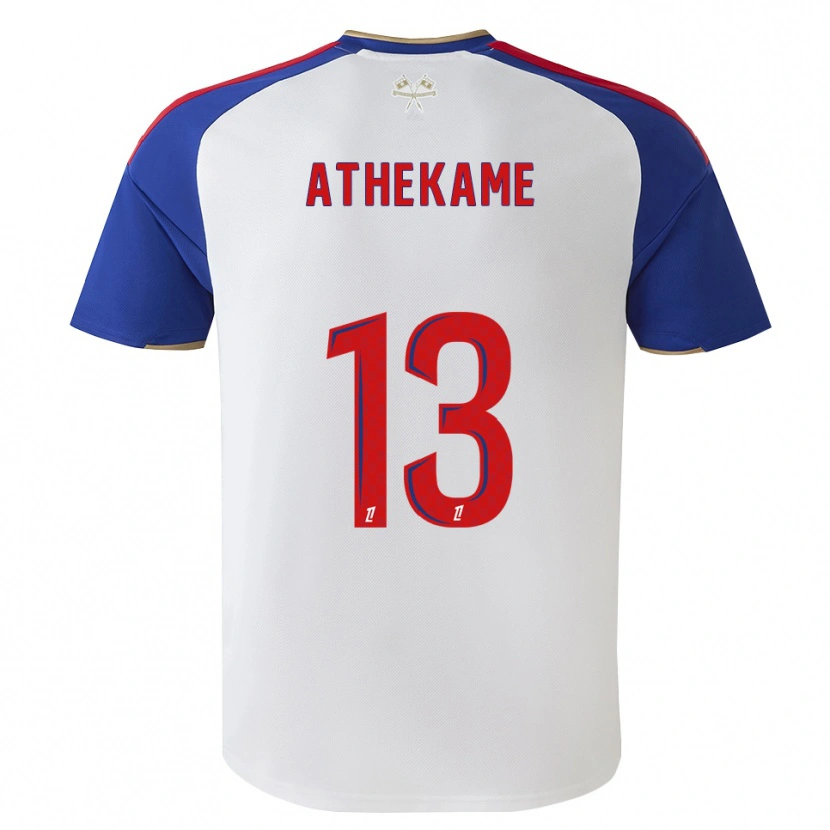 Danxen Kinder Zachary Athekame #13 Königsblau Rot Weiß Heimtrikot Trikot 2026/27 T-Shirt Österreich