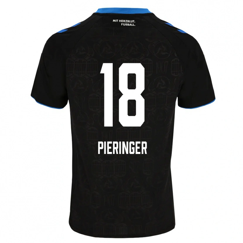 Danxen Kinder Marvin Pieringer #18 Schwarz Weiß Rot Heimtrikot Trikot 2026/27 T-Shirt Österreich