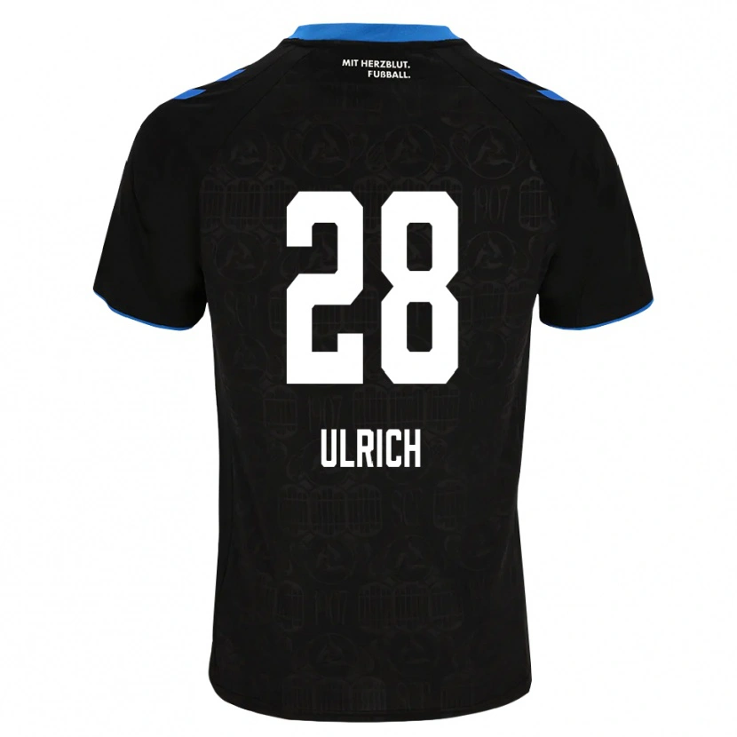 Danxen Kinder Laurin Ulrich #28 Schwarz Weiß Rot Heimtrikot Trikot 2026/27 T-Shirt Österreich