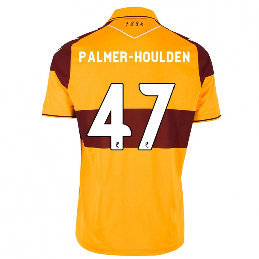 Danxen Kinder Seb Palmer-Houlden #47 Maroon Orange Heimtrikot Trikot 2026/27 T-Shirt Österreich