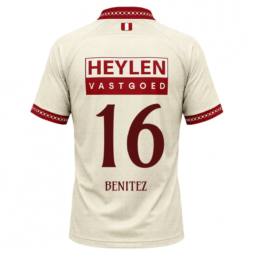 Danxen Herren Mauricio Benítez #16 Beige Rot Auswärtstrikot Trikot 2026/27 T-Shirt Österreich