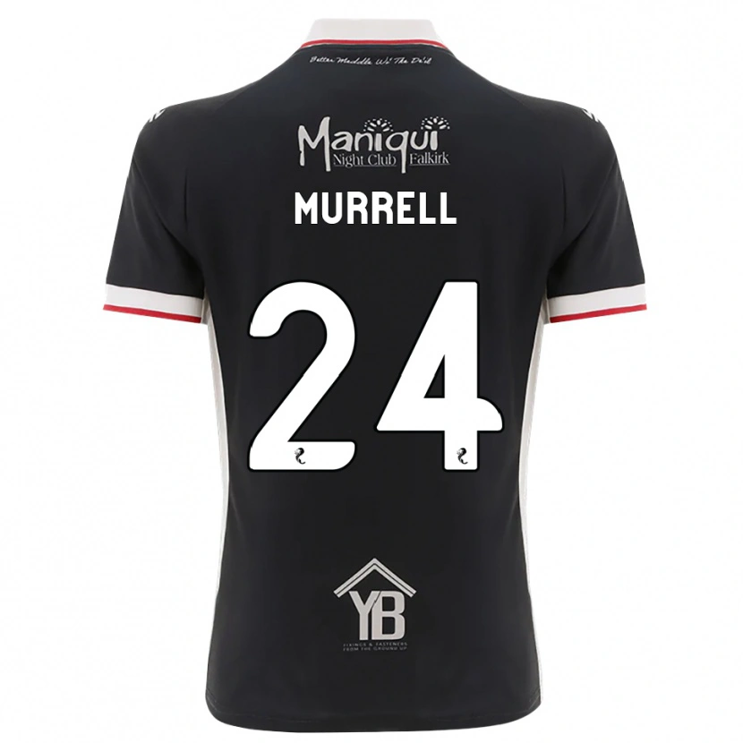 Danxen Herren Jacob Murrell #24 Schwarz Weiß Rot Heimtrikot Trikot 2026/27 T-Shirt Österreich