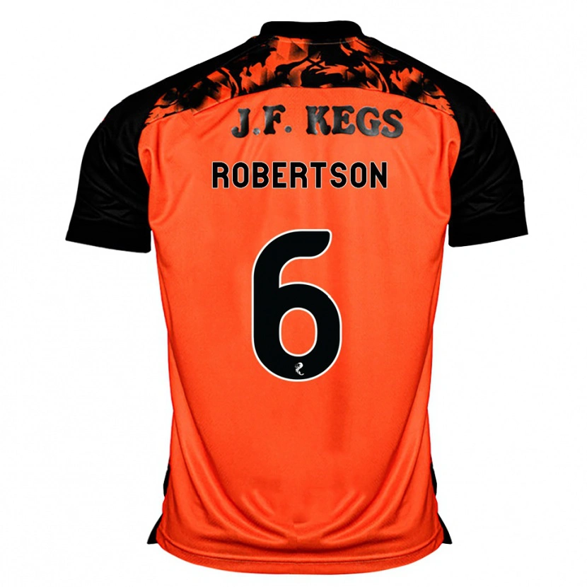 Danxen Herren Ashley Robertson #6 Orange Schwarz Weiß Heimtrikot Trikot 2026/27 T-Shirt Österreich